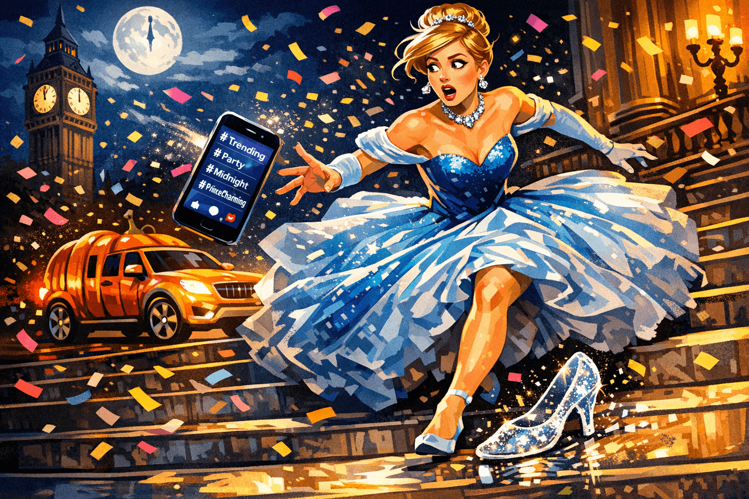 Local Girl's Glow-Up Goes Viral After Mysterious Influencer Drops Designer Slipper at Royal Gala