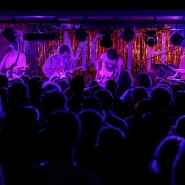 The band Floral Image performing in London at the Moth Club, which says it is threatened by a neighboring building development.